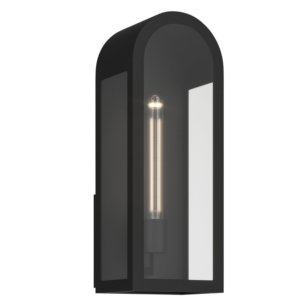 Marea One Light Outdoor Wall Mount in Textured Black