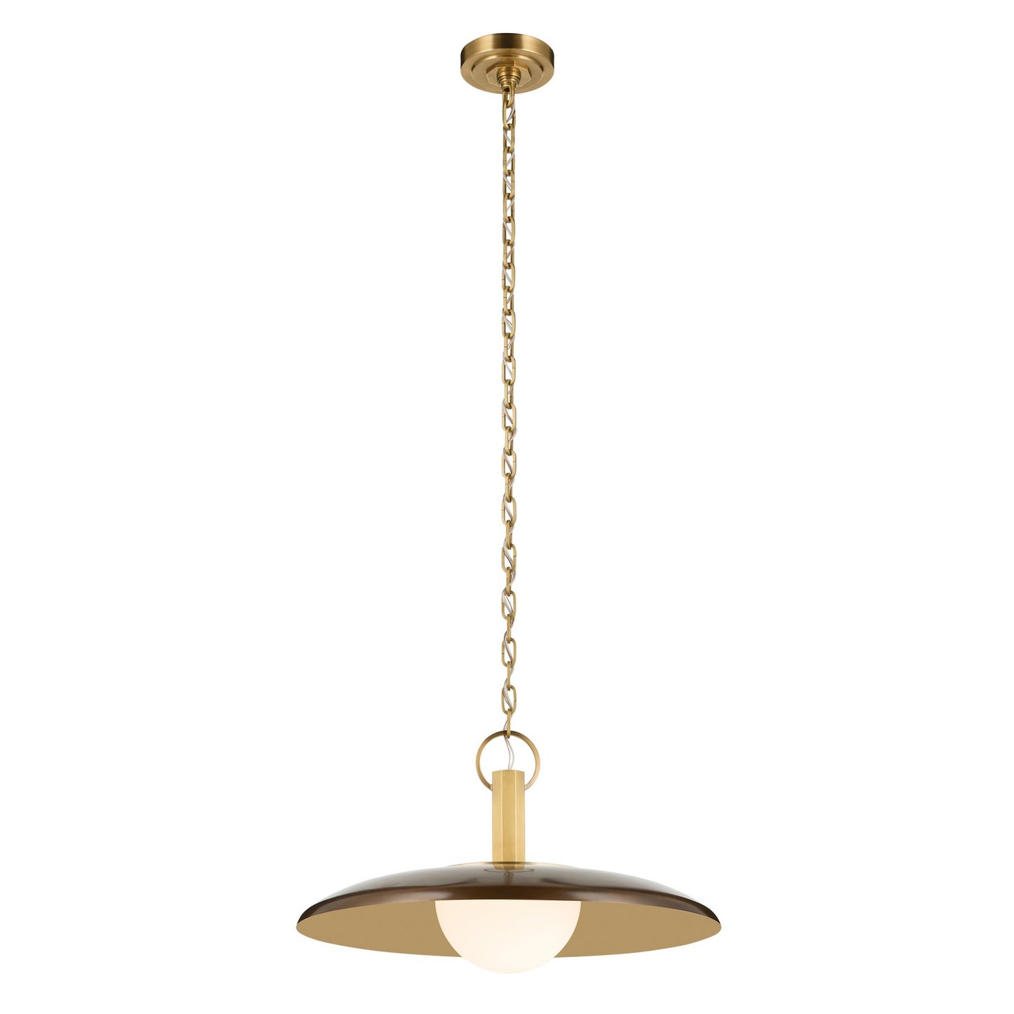 Kurio LED Pendant in Lacquered Bronze