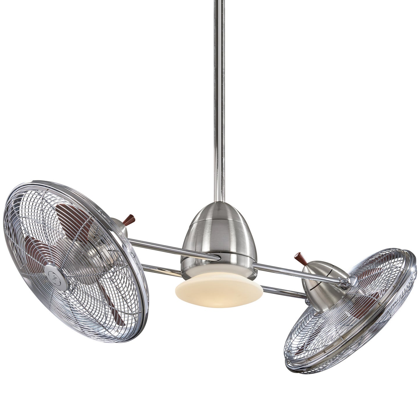 Gyro 42"Performance Fan in Brushed Nickel With Chrome Blades