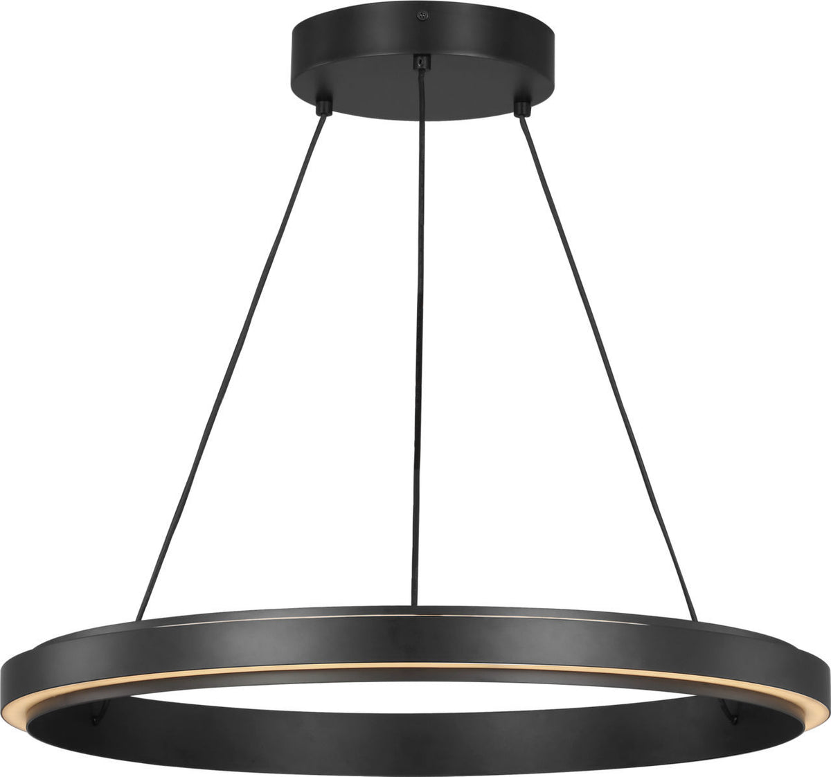 Aro LED Chandelier in Midnight Black