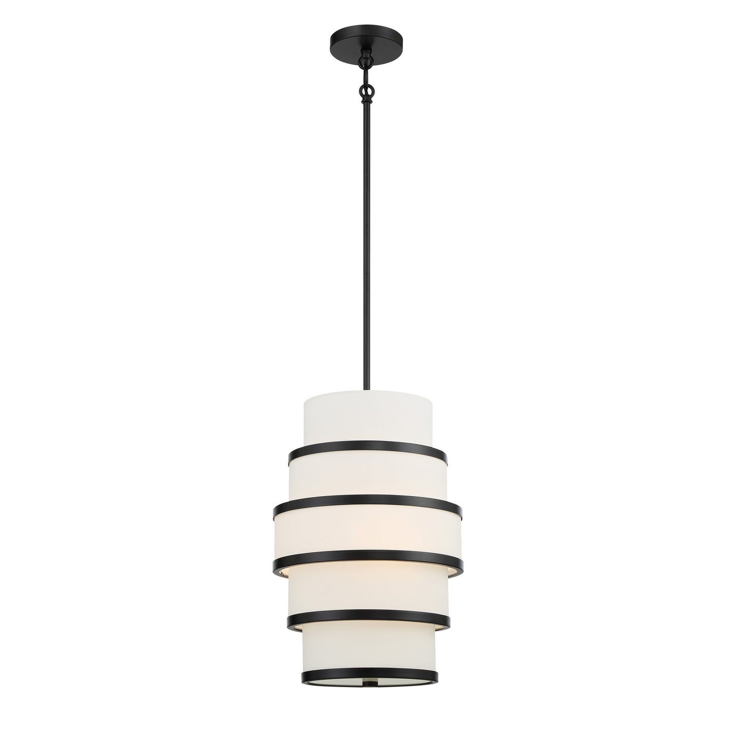 Cascade Three Light Pendant in Coal