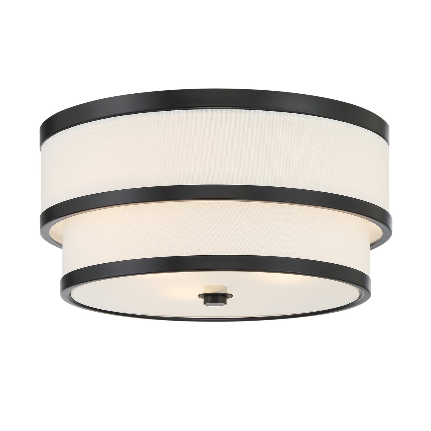 Cascade Three Light Flush Mount in Coal