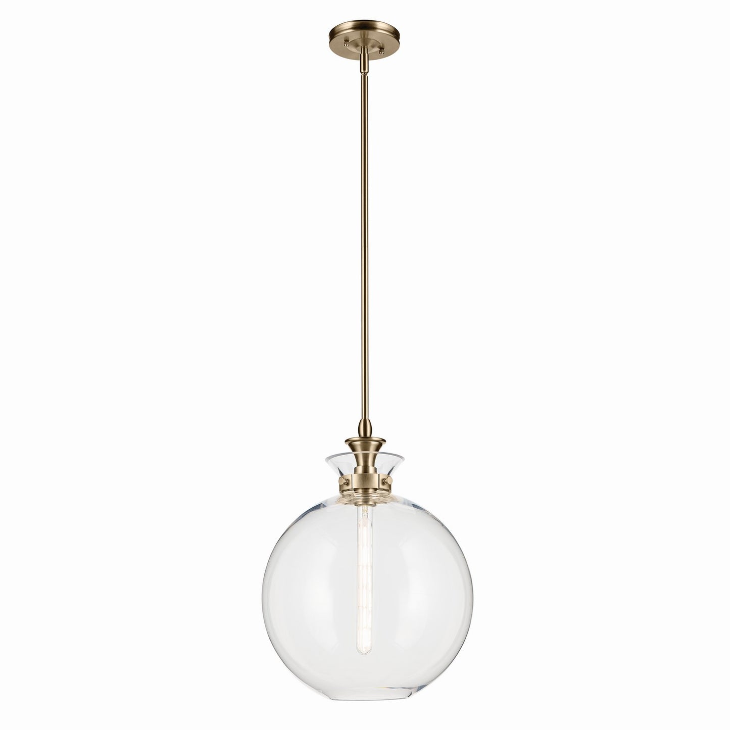 Laria One Light Pendant in Champagne Bronze