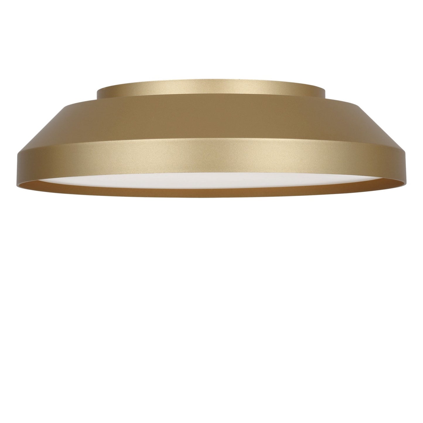 Nevado LED Flush Mount in Satin Brass