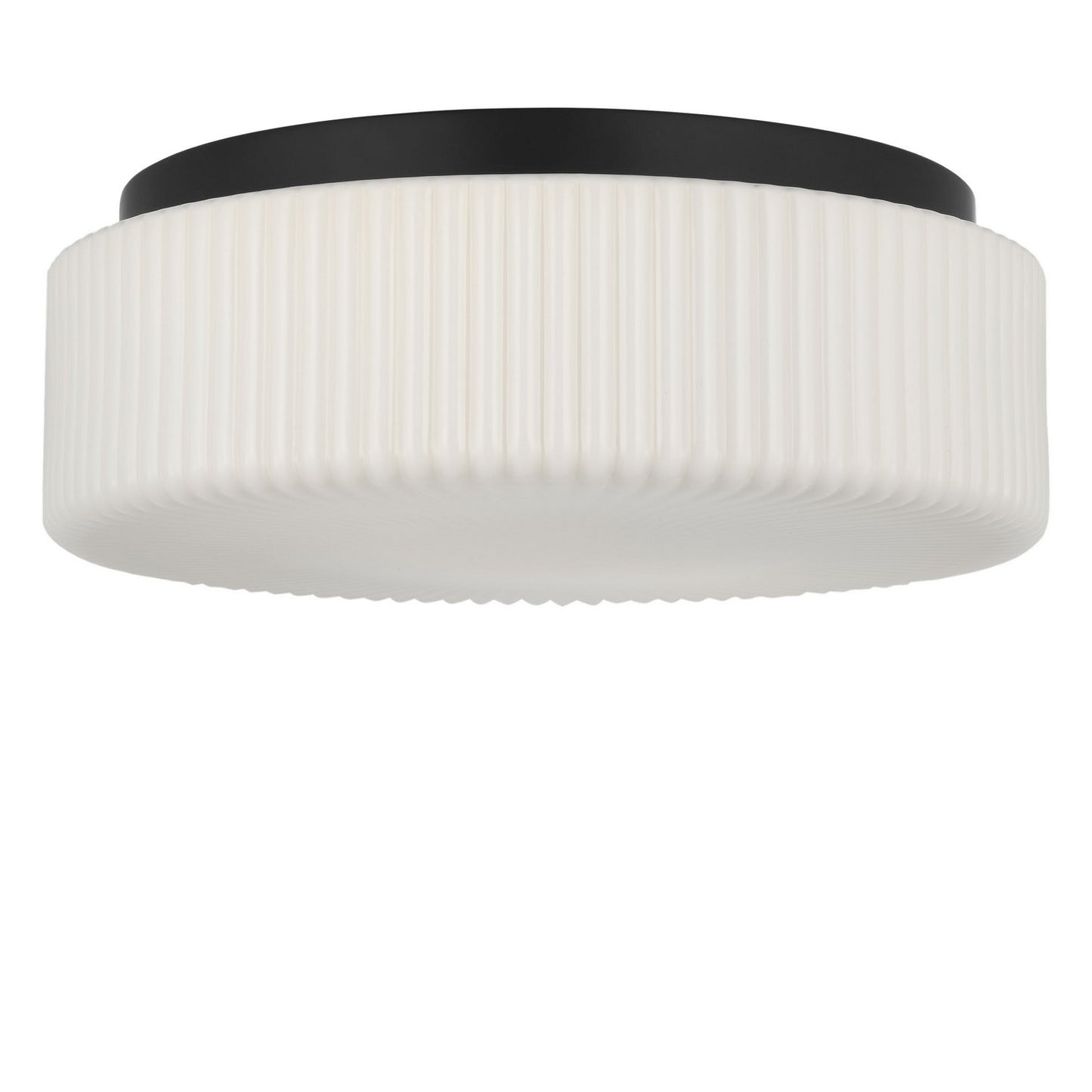 Axira Two Light Flush Mount in Midnight Black