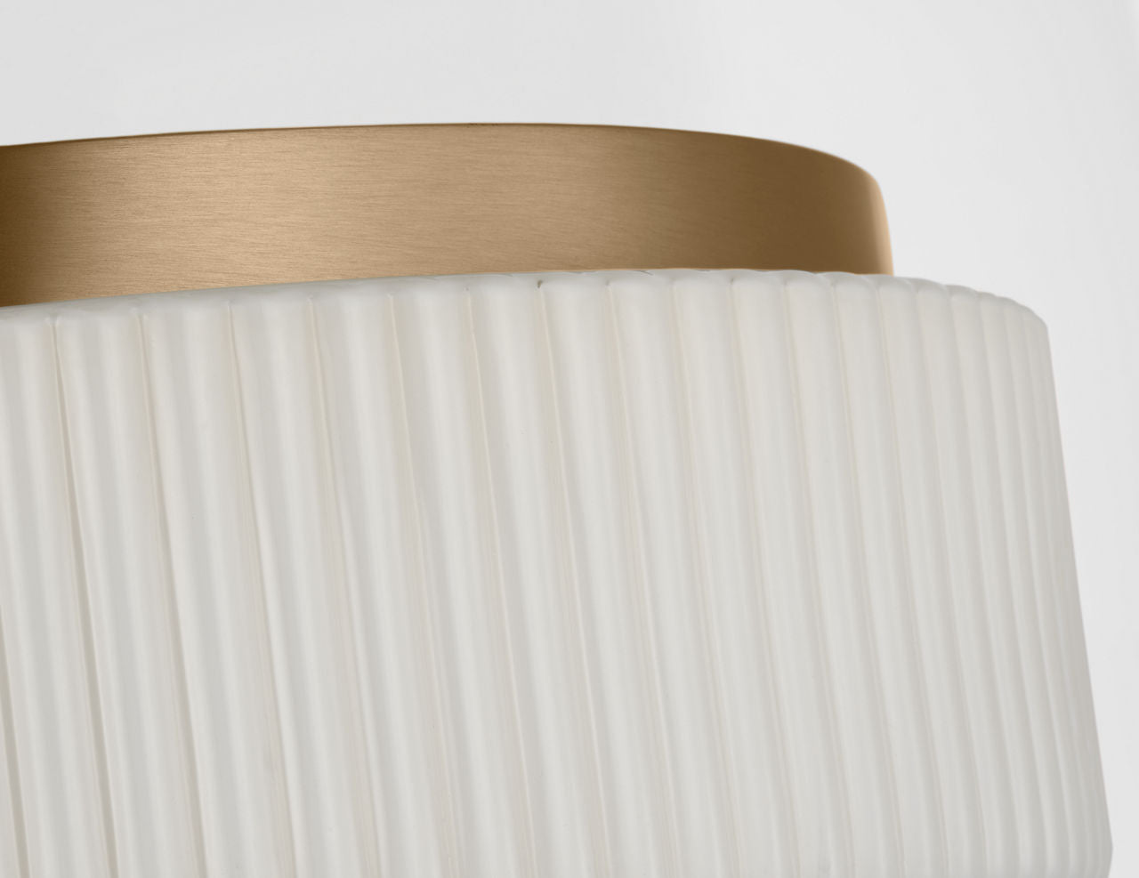 Axira Two Light Flush Mount in Satin Brass