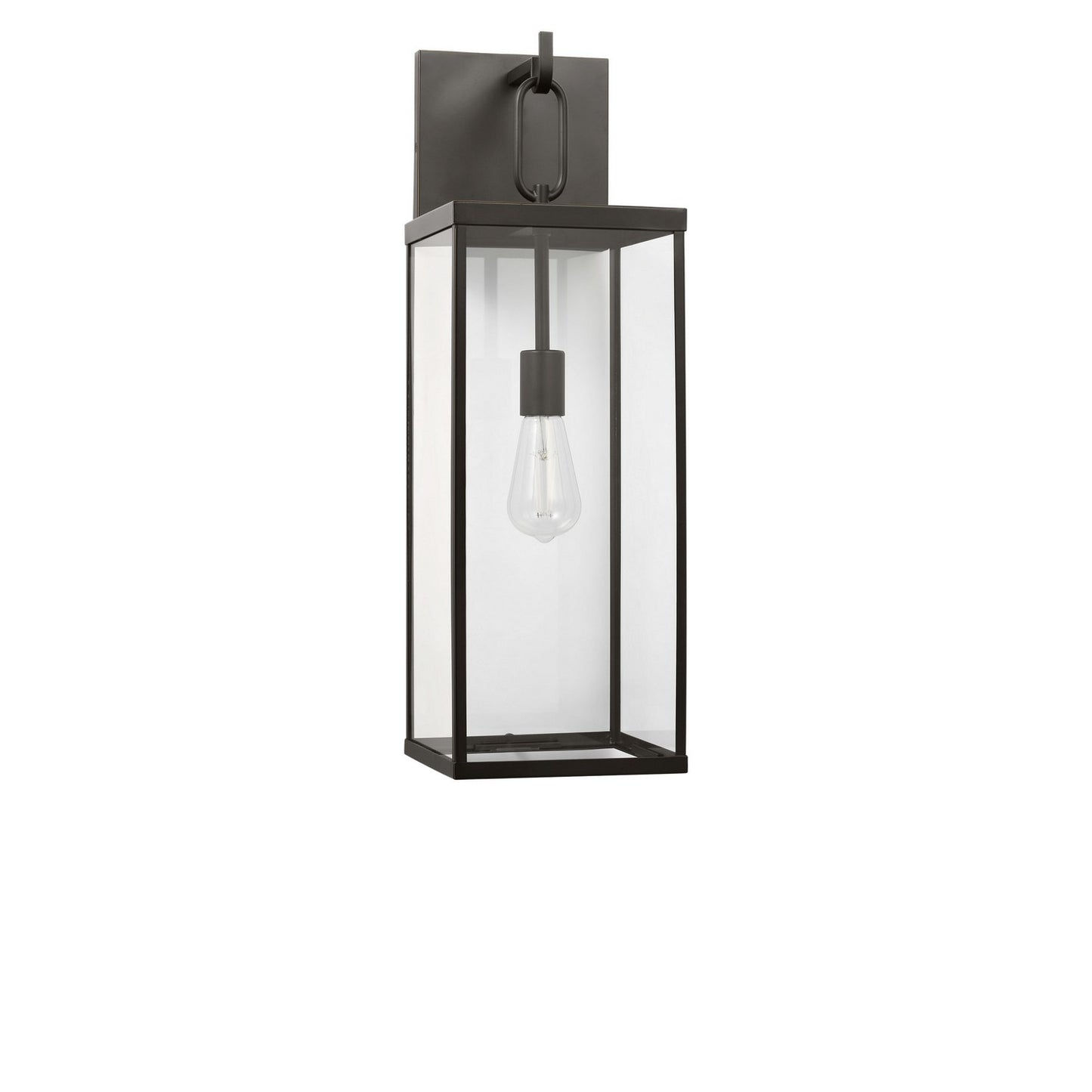 Rox One Light Lantern in Antique Bronze