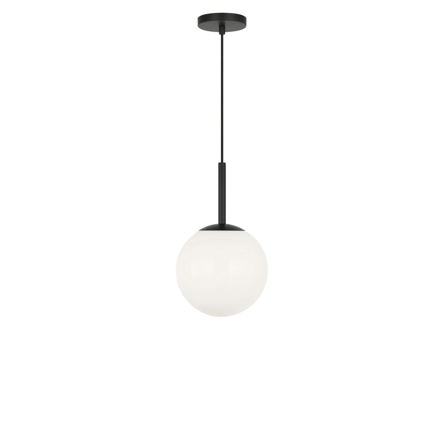 Nube One Light Pendant in Midnight Black