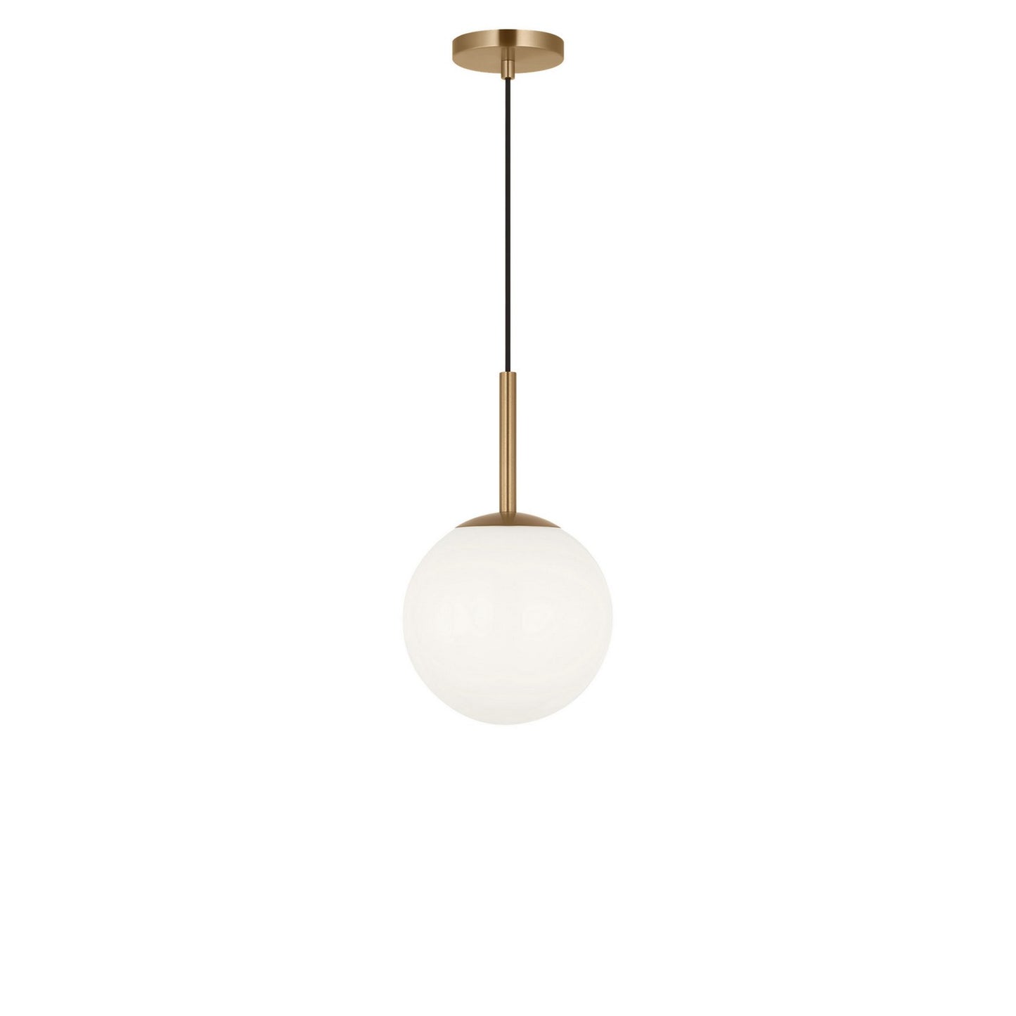 Nube One Light Pendant in Satin Brass