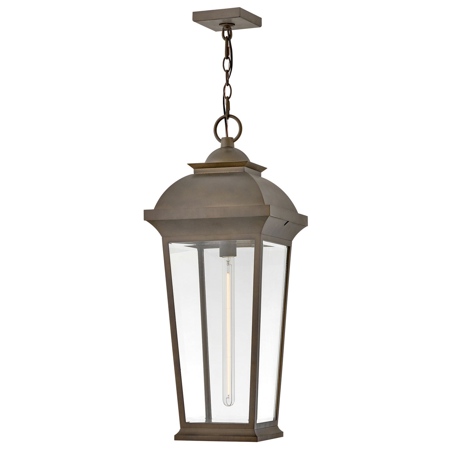 Hawthorne LED Pendant in Blackened Brass