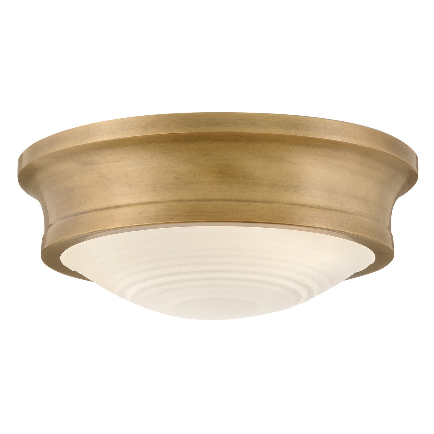 Ellis LED Flush Mount in Heritage Brass