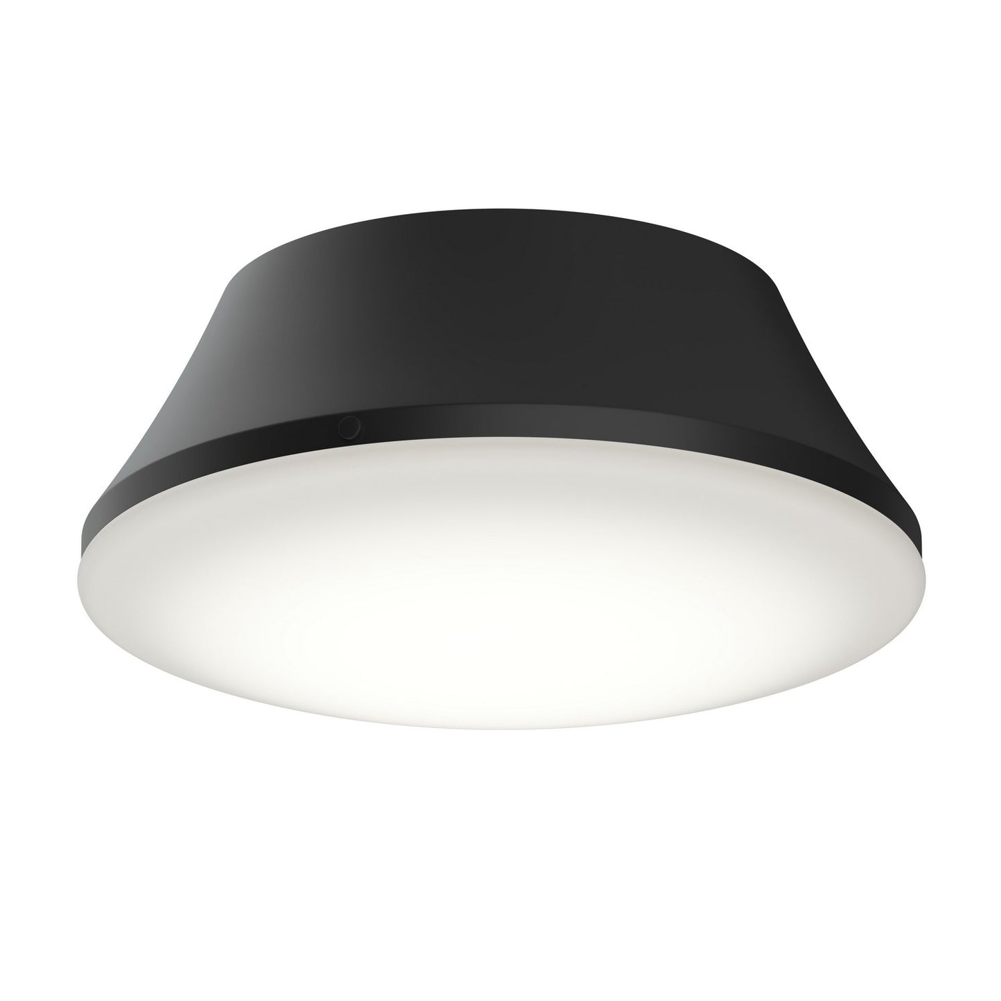 Avra Three Light Flush Mount in Matte Black