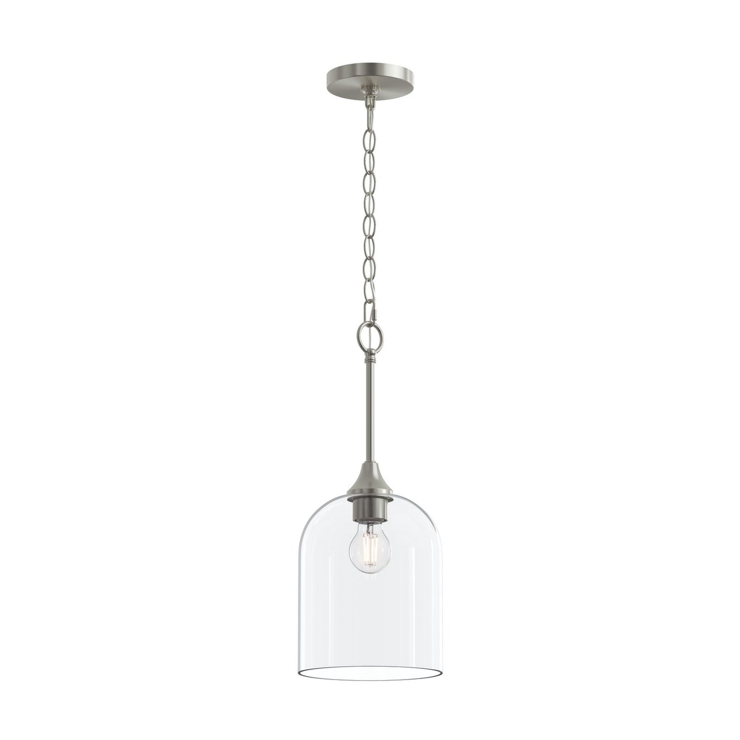 Ilia One Light Pendant in Brushed Nickel