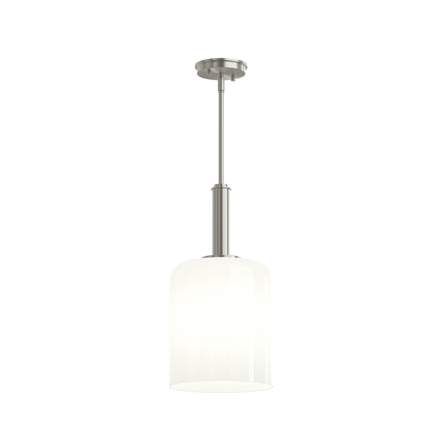Reines One Light Pendant in Brushed Nickel