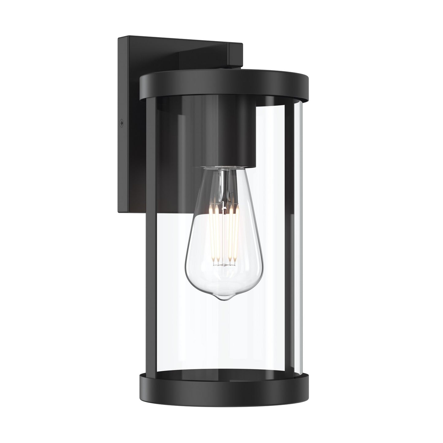 Kagen One Light Outdoor Wall Mount in Matte Black