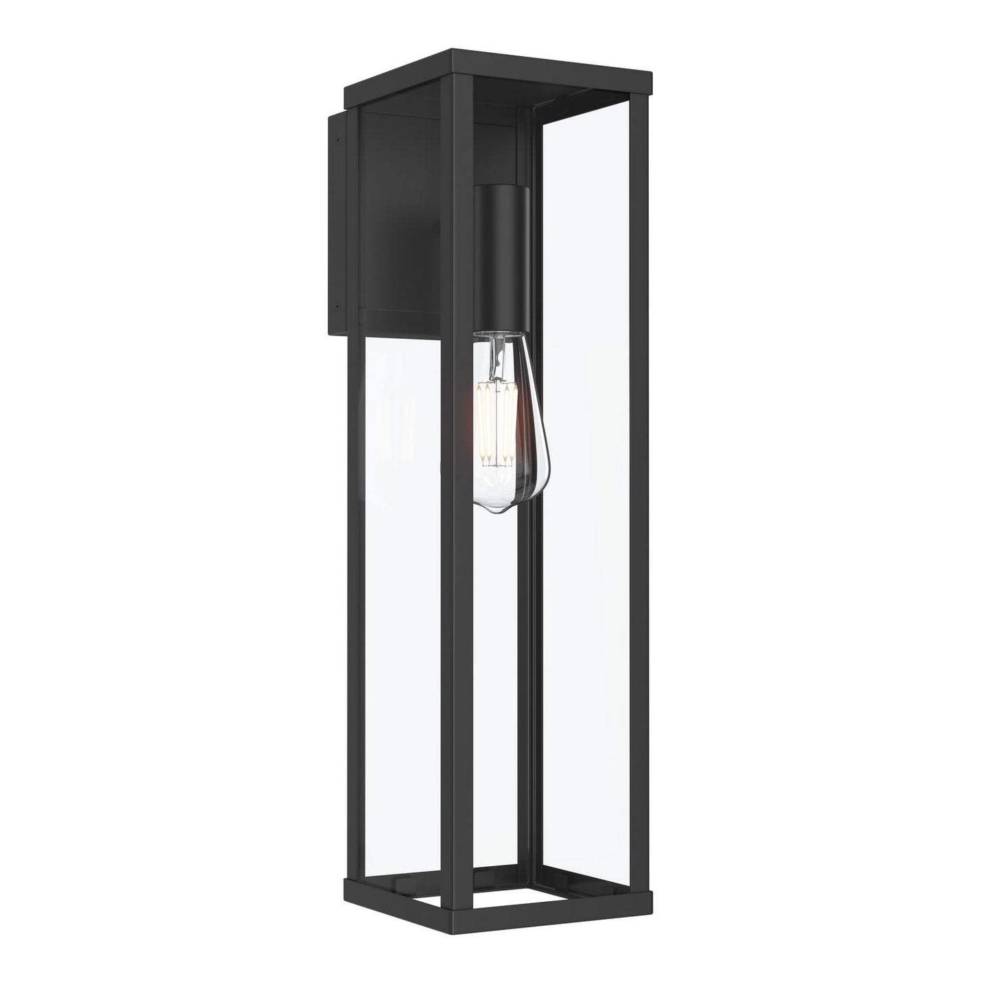 Ryle One Light Outdoor Wall Mount in Matte Black