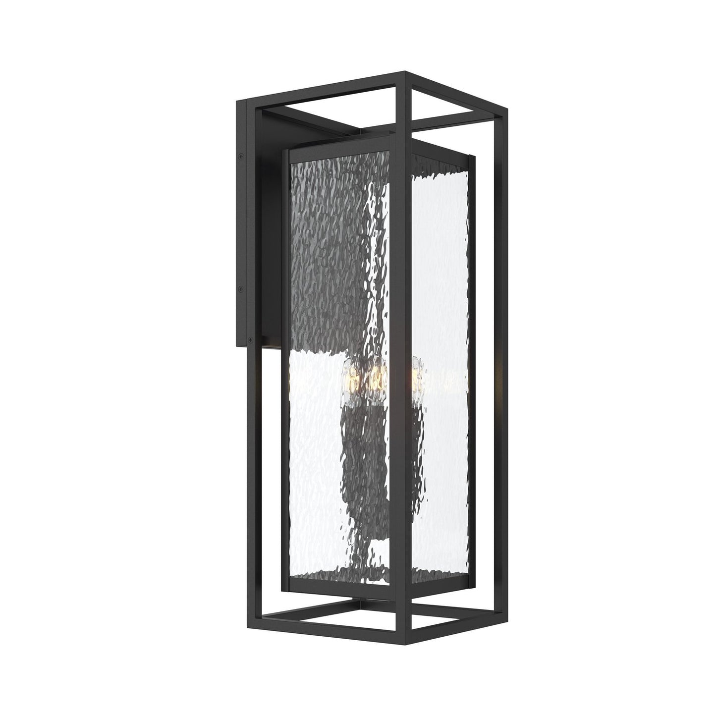 Shaw One Light Outdoor Wall Mount in Textured Black