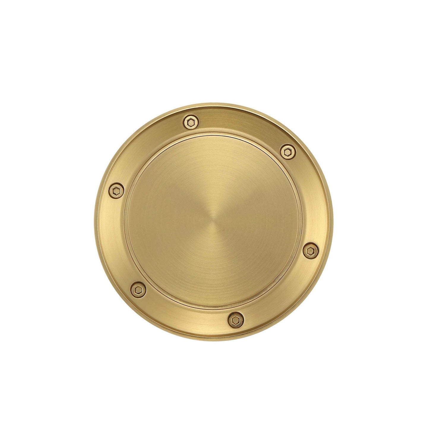 Accessory Decorative Cap in Brushed Satin Brass