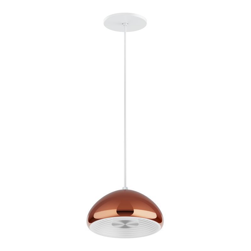 Pendant in Copper & White