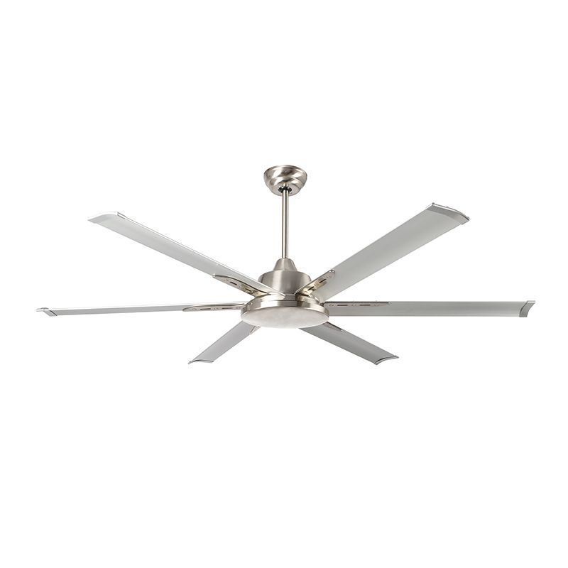60" Ceiling Fan in Brush Nickel Housing,Aluminum