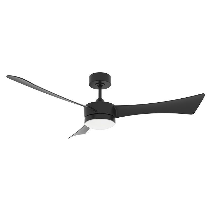 52" Ceiling Fan in Matte Black Housing, Matte Black