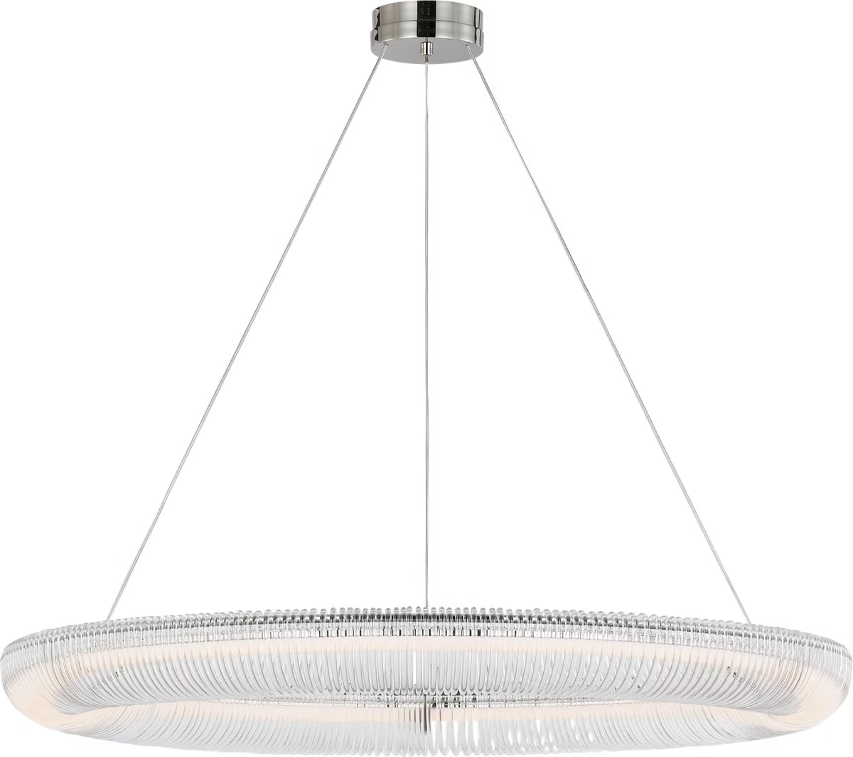 Pierce LED Chandelier in Polished Nickel