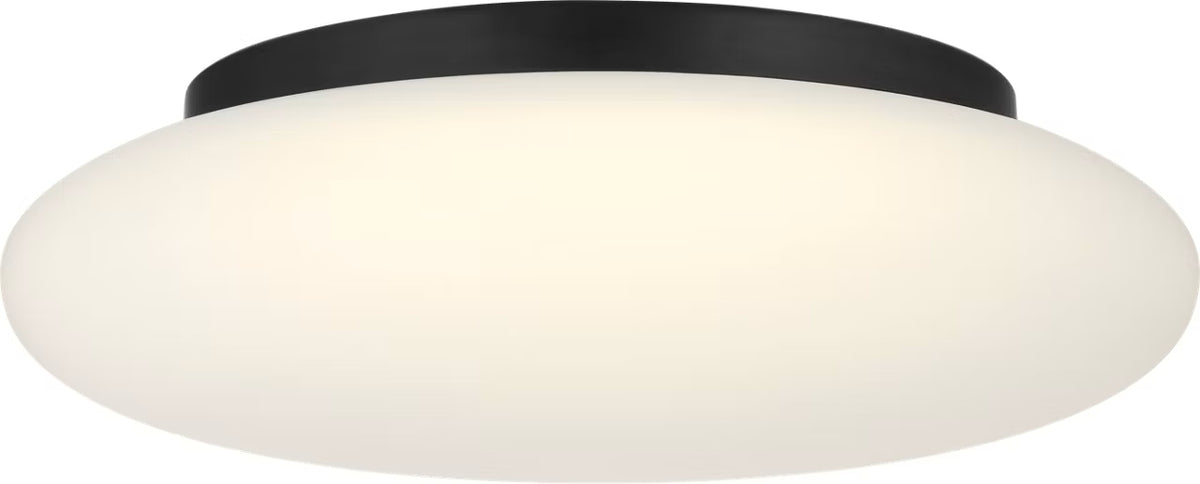 Amir LED Flush Mount in Midnight Black