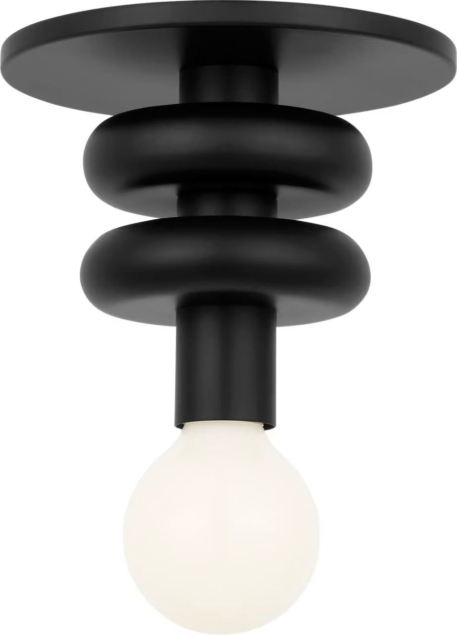 Malcolm One Light Solitaire in Midnight Black