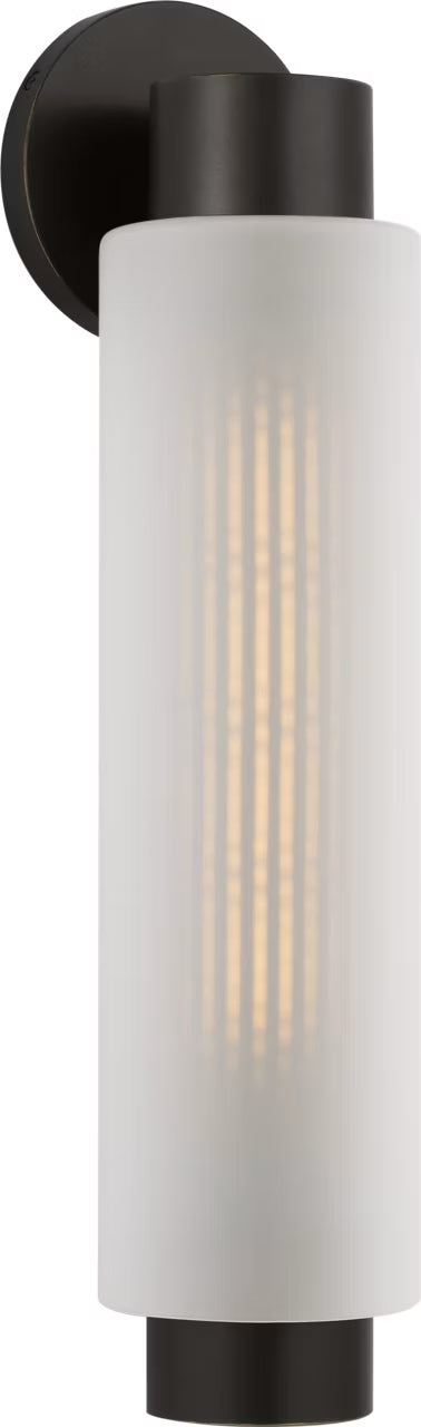 Ridge One Light Outdoor Wall Mount in Antique Bronze