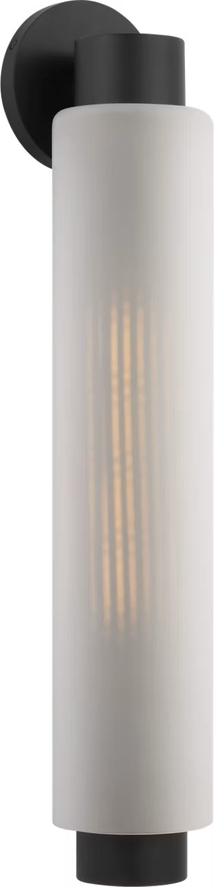 Ridge One Light Outdoor Wall Mount in Textured Black