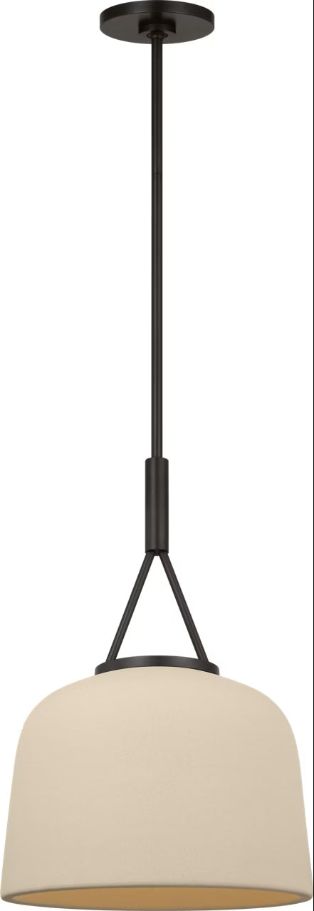 Liora One Light Pendant in Aged Iron