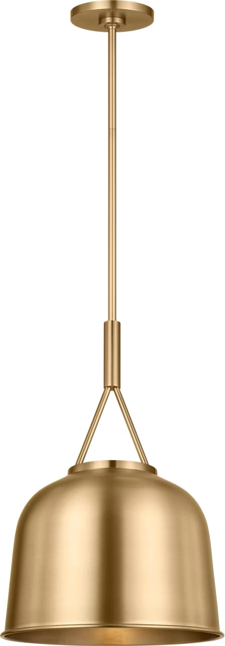 Liora One Light Pendant in Estate Brass