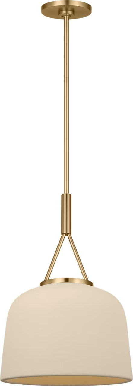 Liora One Light Pendant in Estate Brass