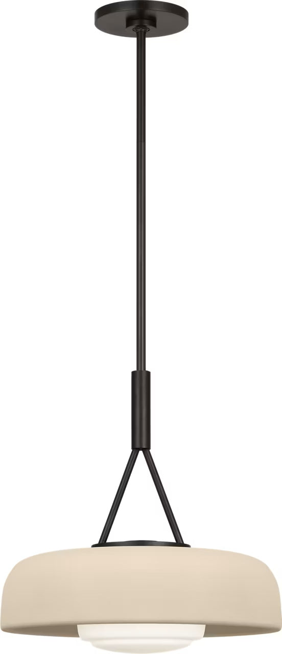 Liora One Light Pendant in Aged Iron