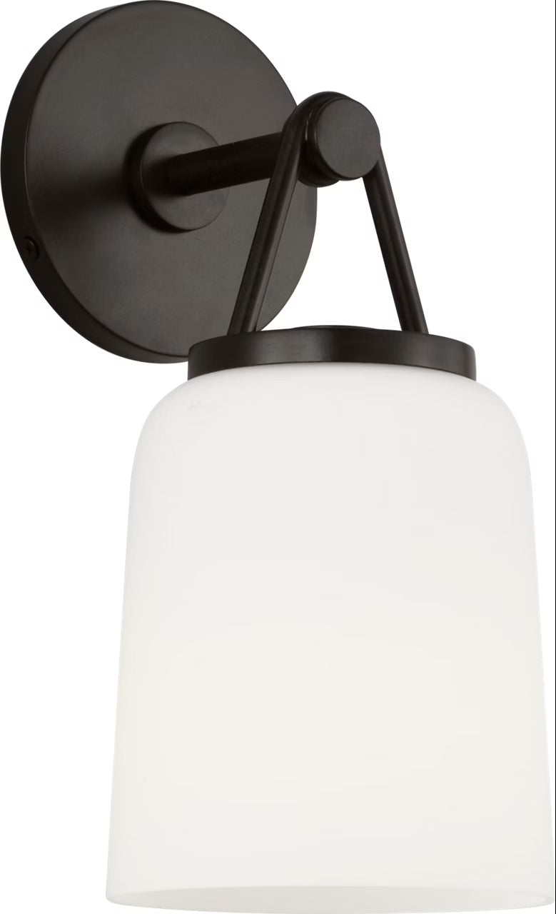 Liora One Light Wall Sconce in Aged Iron