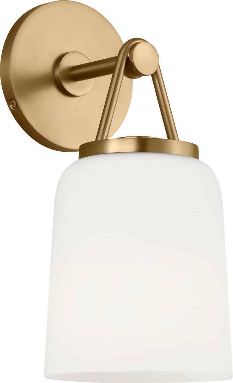 Liora One Light Wall Sconce in Estate Brass
