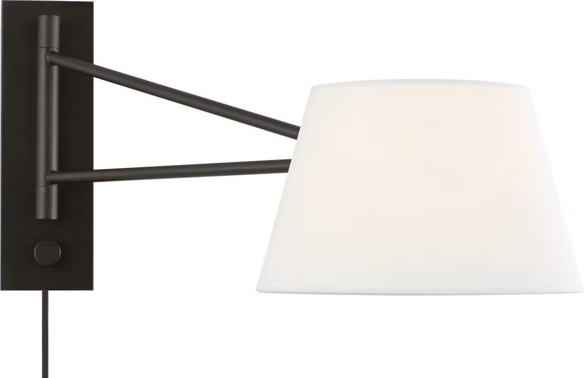 Hale One Light Wall Sconce in Aged Iron