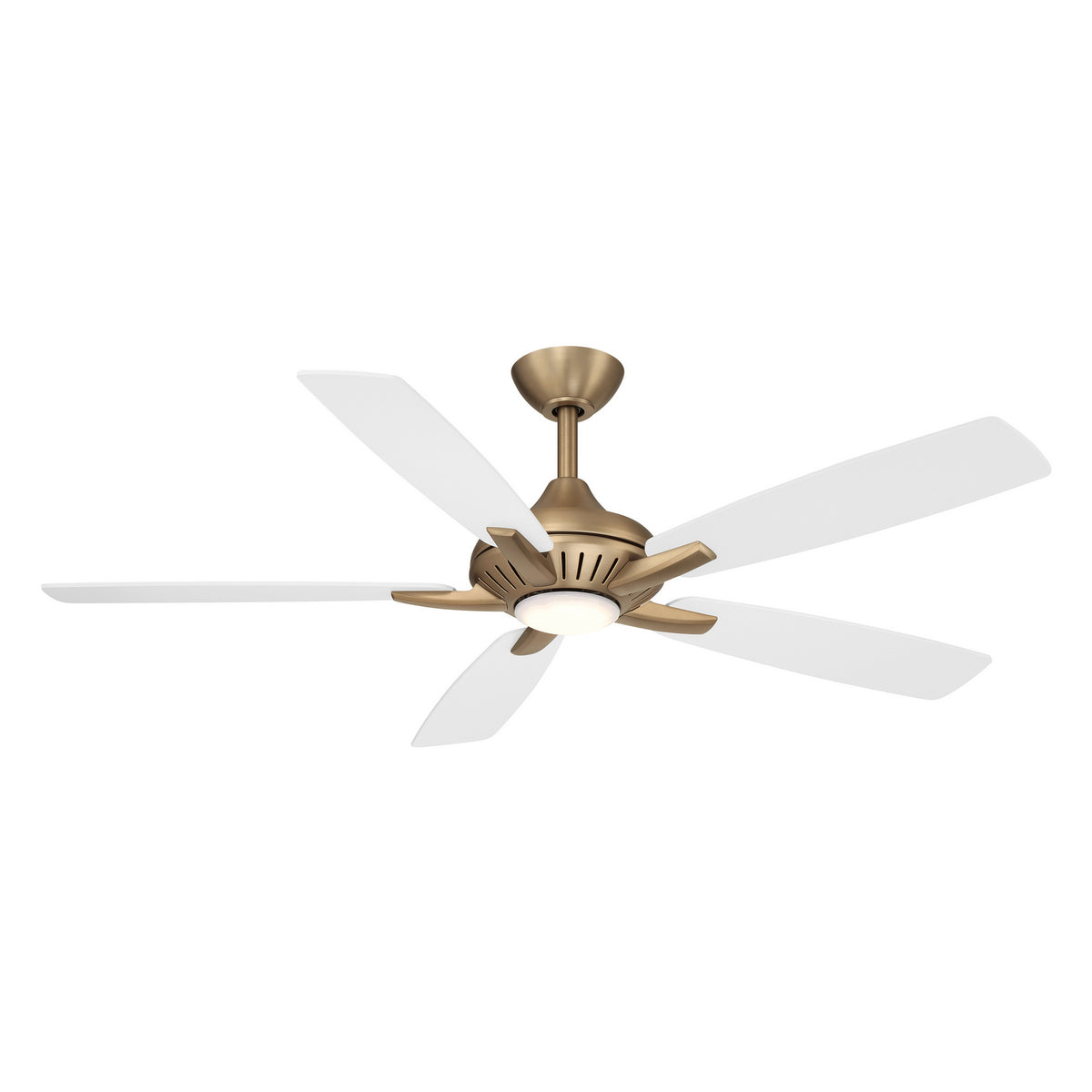 Dyno 52" Ceiling Fan in Brushed Brass