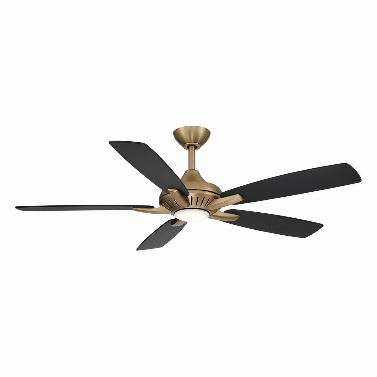 Dyno 52" Ceiling Fan in Brushed Brass