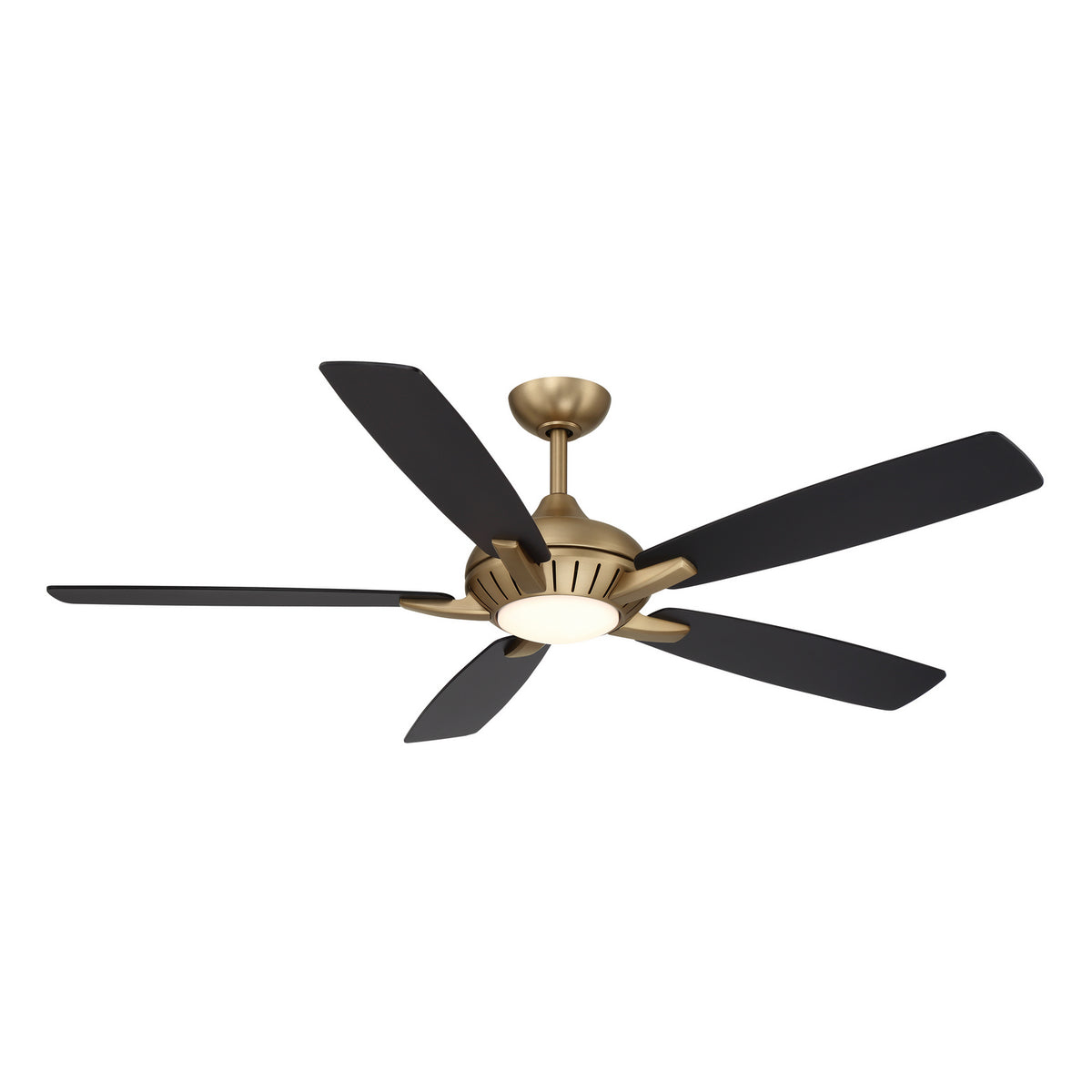 Dyno 60" Ceiling Fan in Brushed Brass