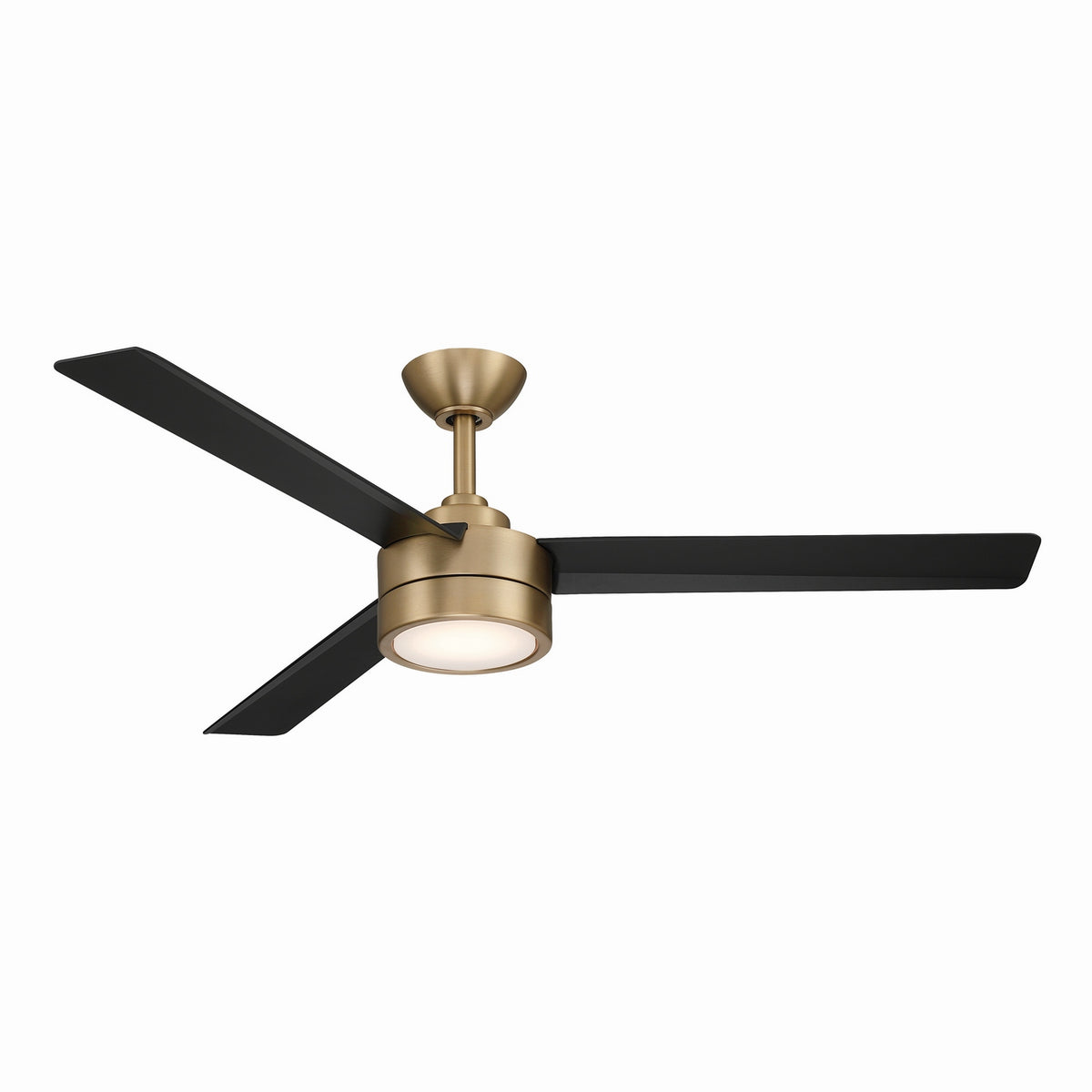 Roto 52" Ceiling Fan in Brushed Brass