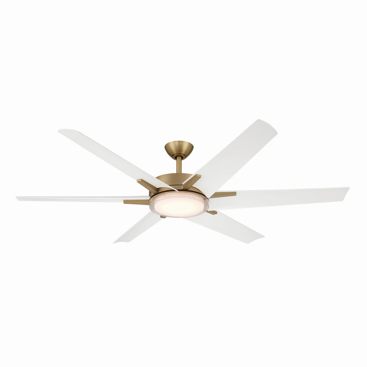 Deco 65" Ceiling Fan in Heritage Brass