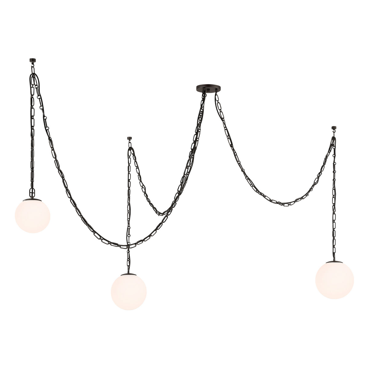 Marbelle Three Light Pendant in Dark Bronze