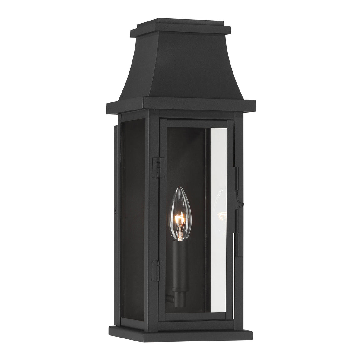 Talburn One Light Wall Sconce in Sand Coal Black
