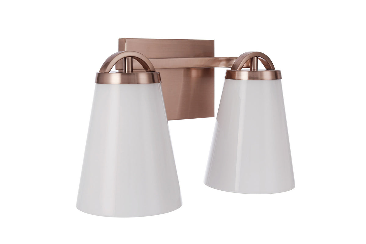 Zane Two Light Vanity in Premium Bronze