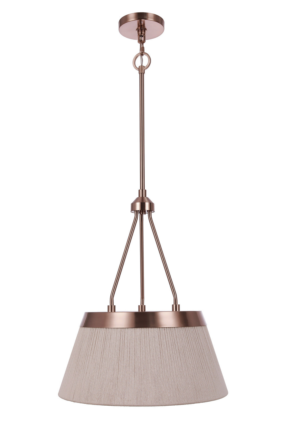 Yates Three Light Pendant in Premium Bronze