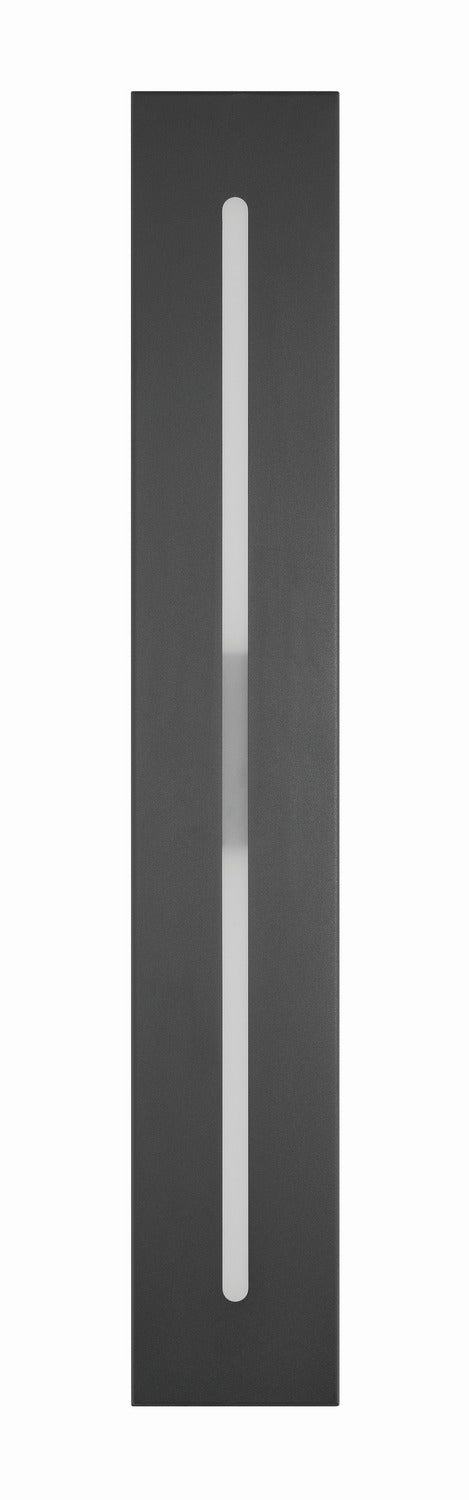Profiled LED Outdoor Wall Lantern in Textured Black