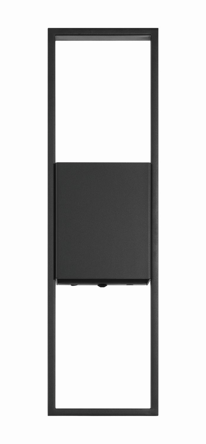 Contact LED Outdoor Wall Lantern in Textured Black