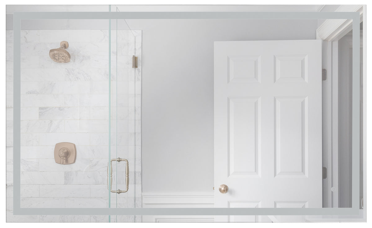 Pam LED Mirror in White