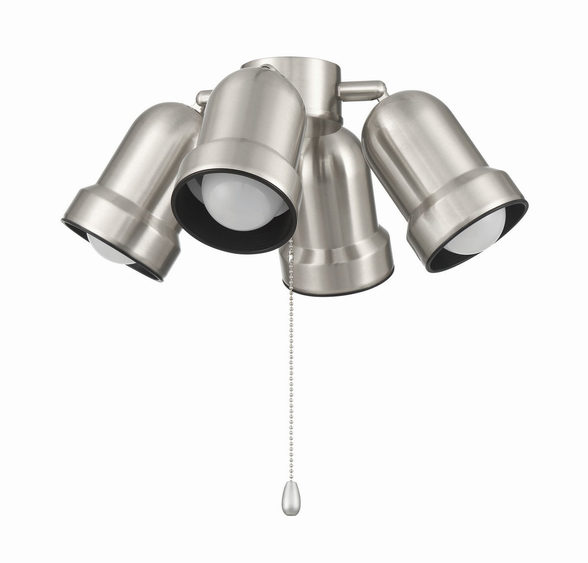 LED Fan Light Kit in Flat Black